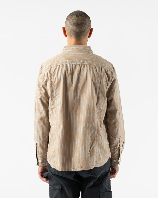 Corridor Tan Stripe Long Sleeve