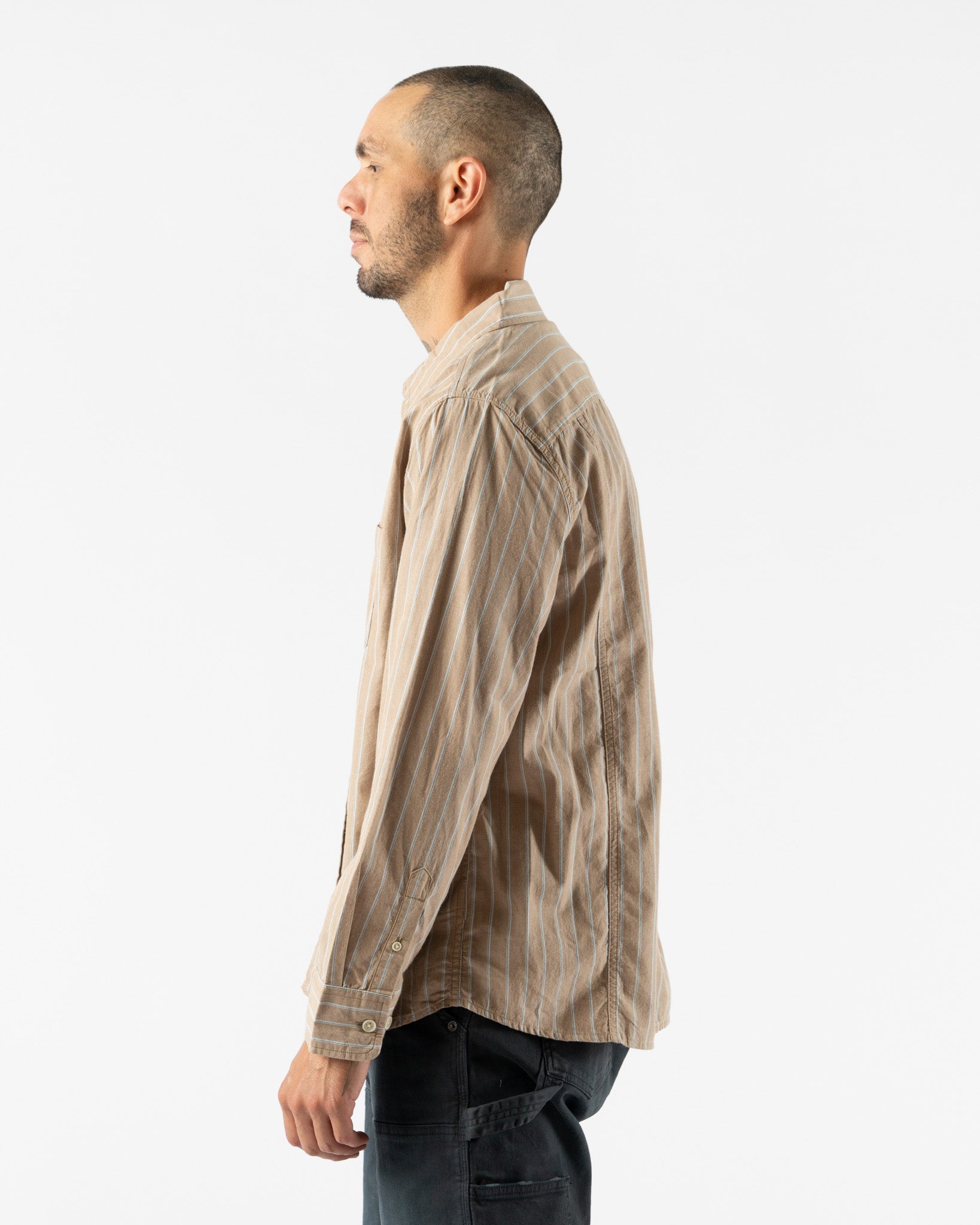 Corridor Tan Stripe Long Sleeve