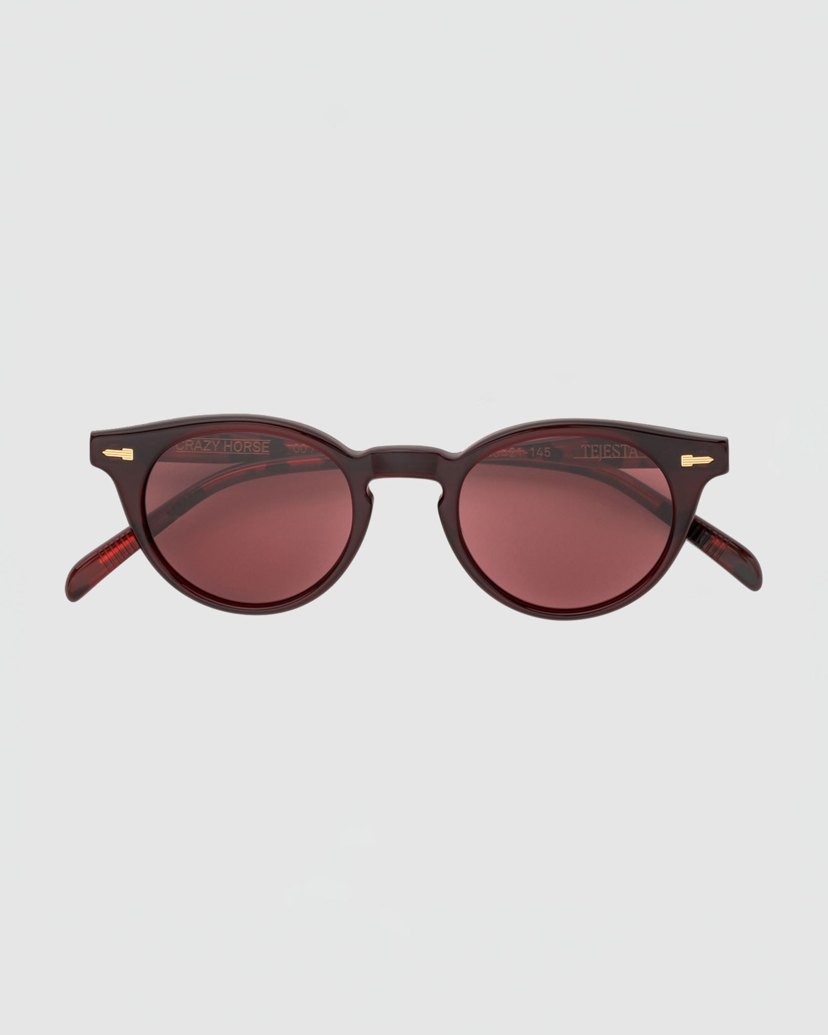 Tejesta Crazy Horse Sunglasses in Burgundy