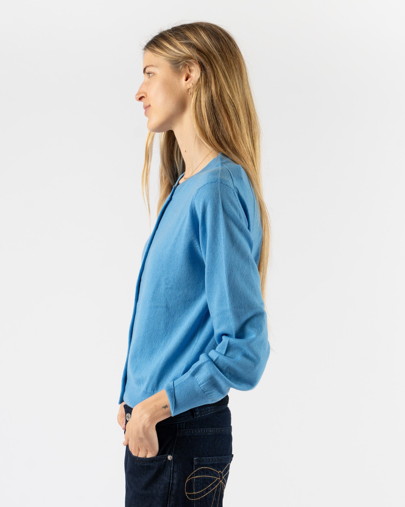 &Daughter Enya Cardigan in Blue
