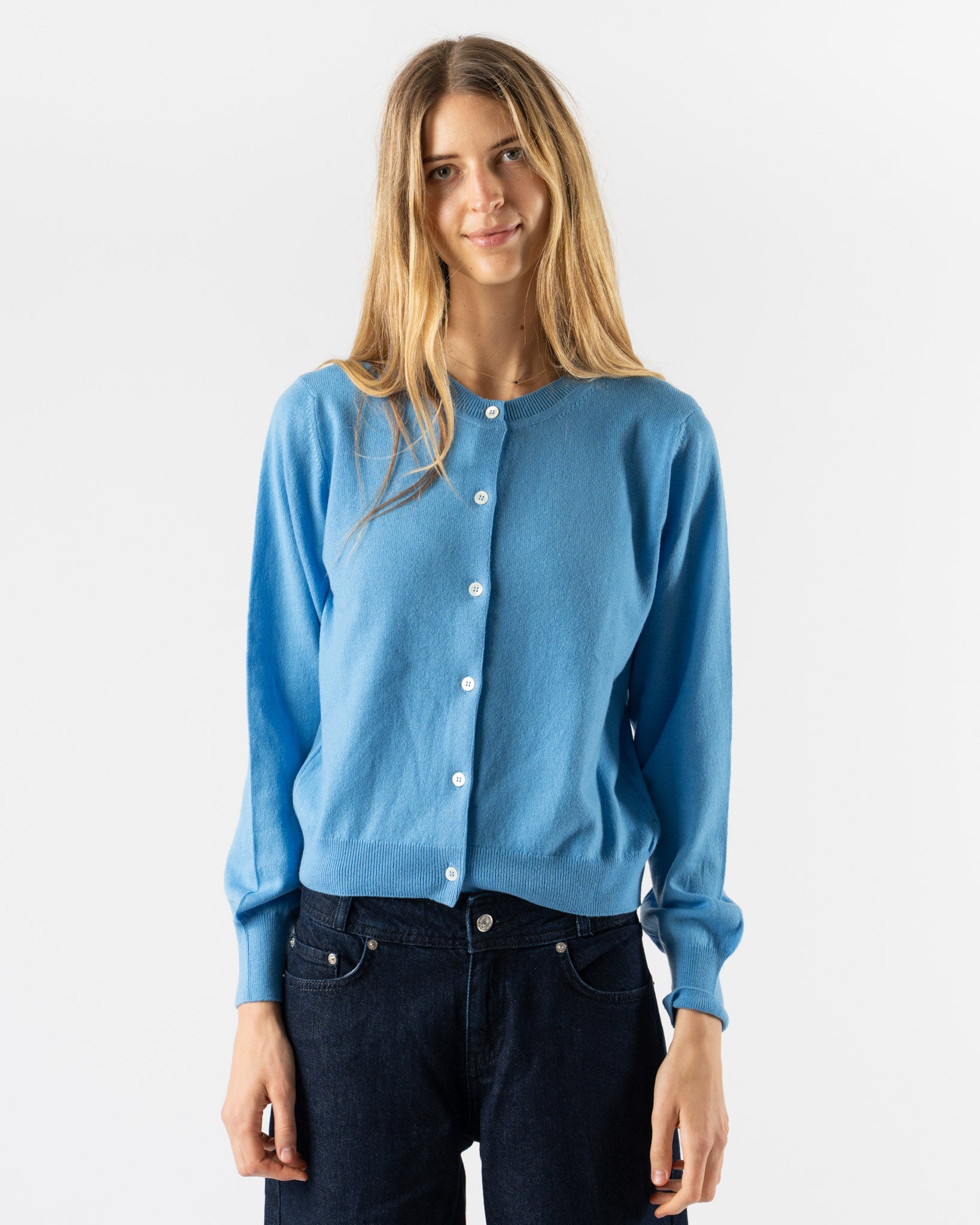 &Daughter Enya Cardigan in Blue