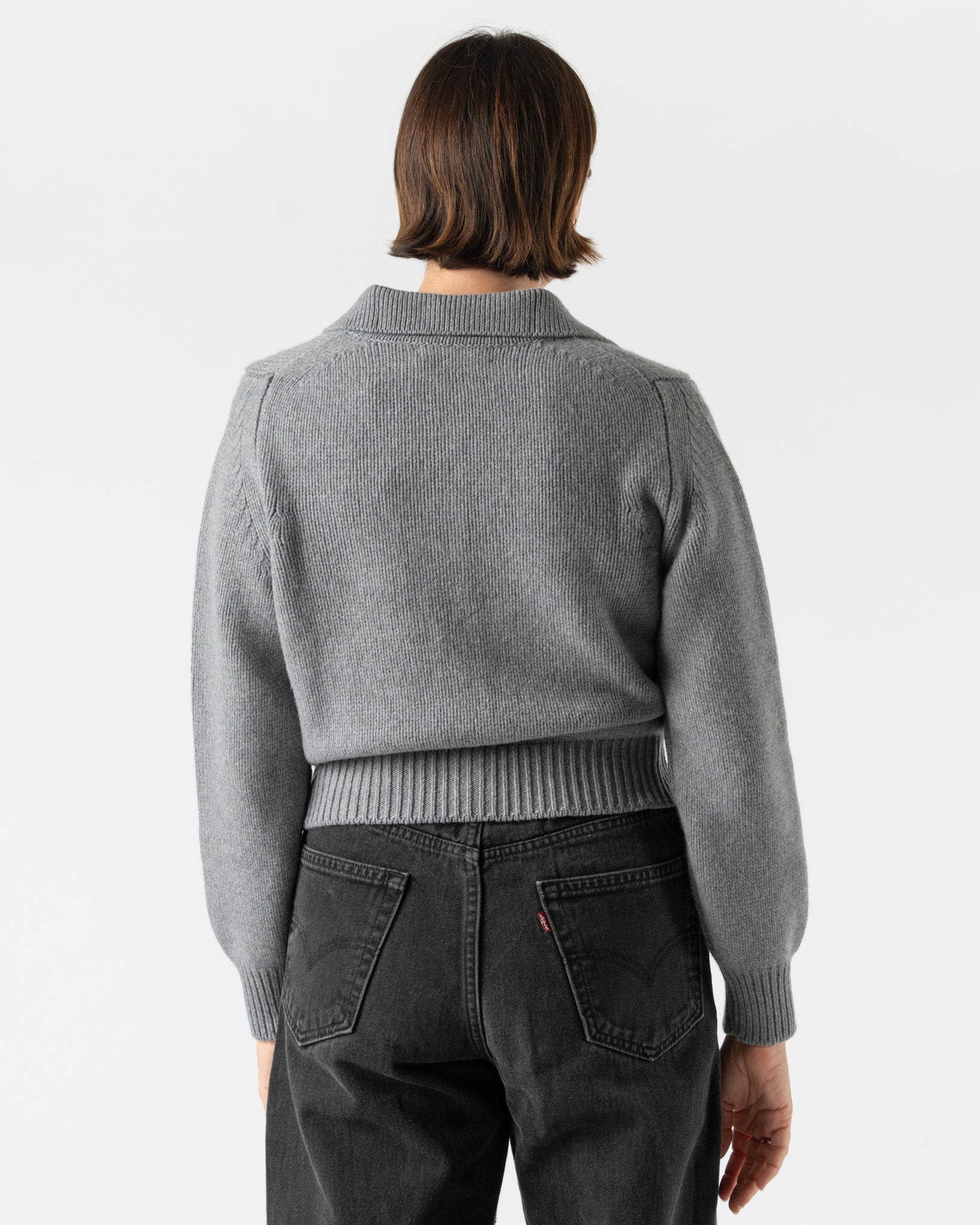 &Daughter Winny Collared Jacket in Grey