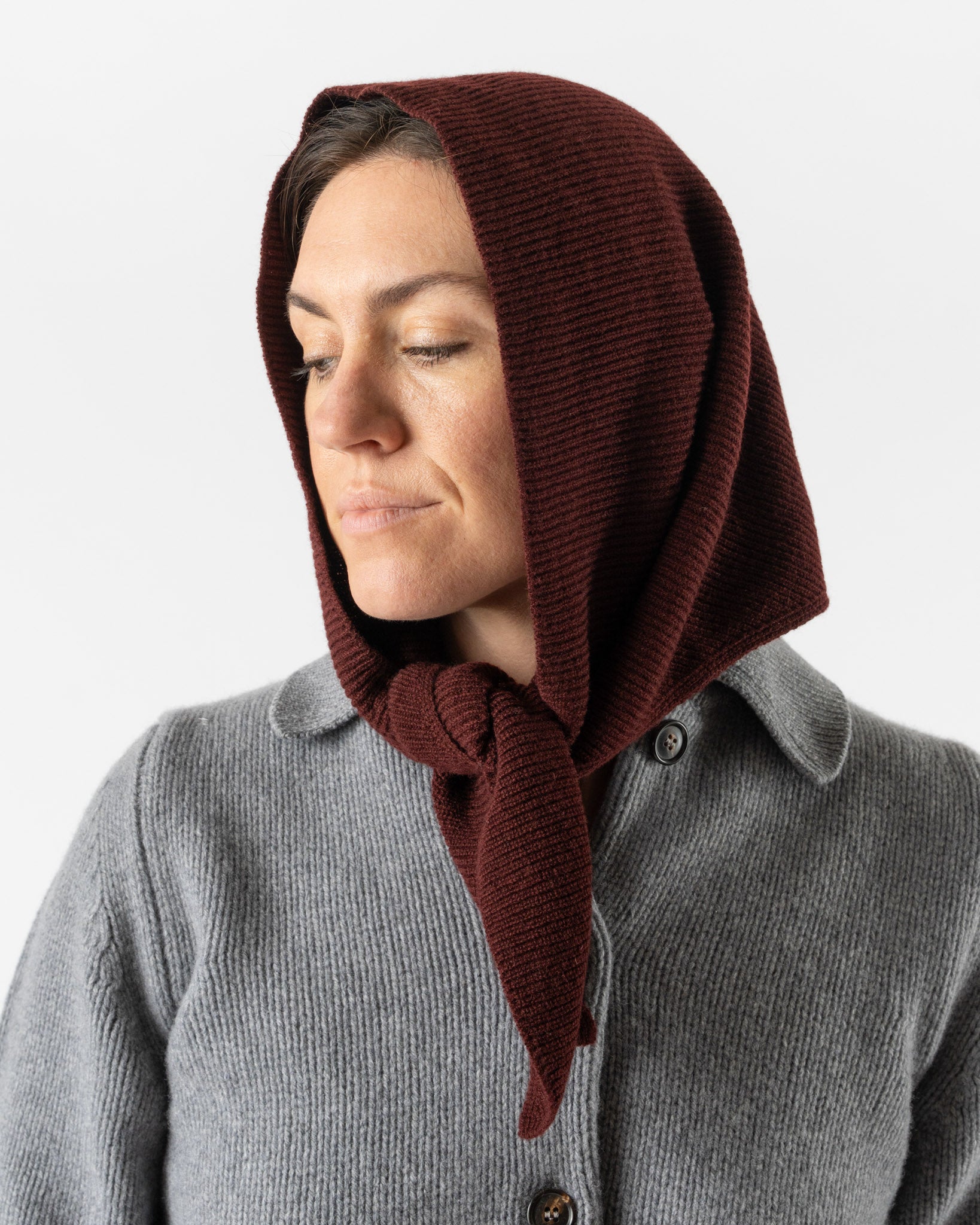 &Daughter Fionn Foulard in Burgundy