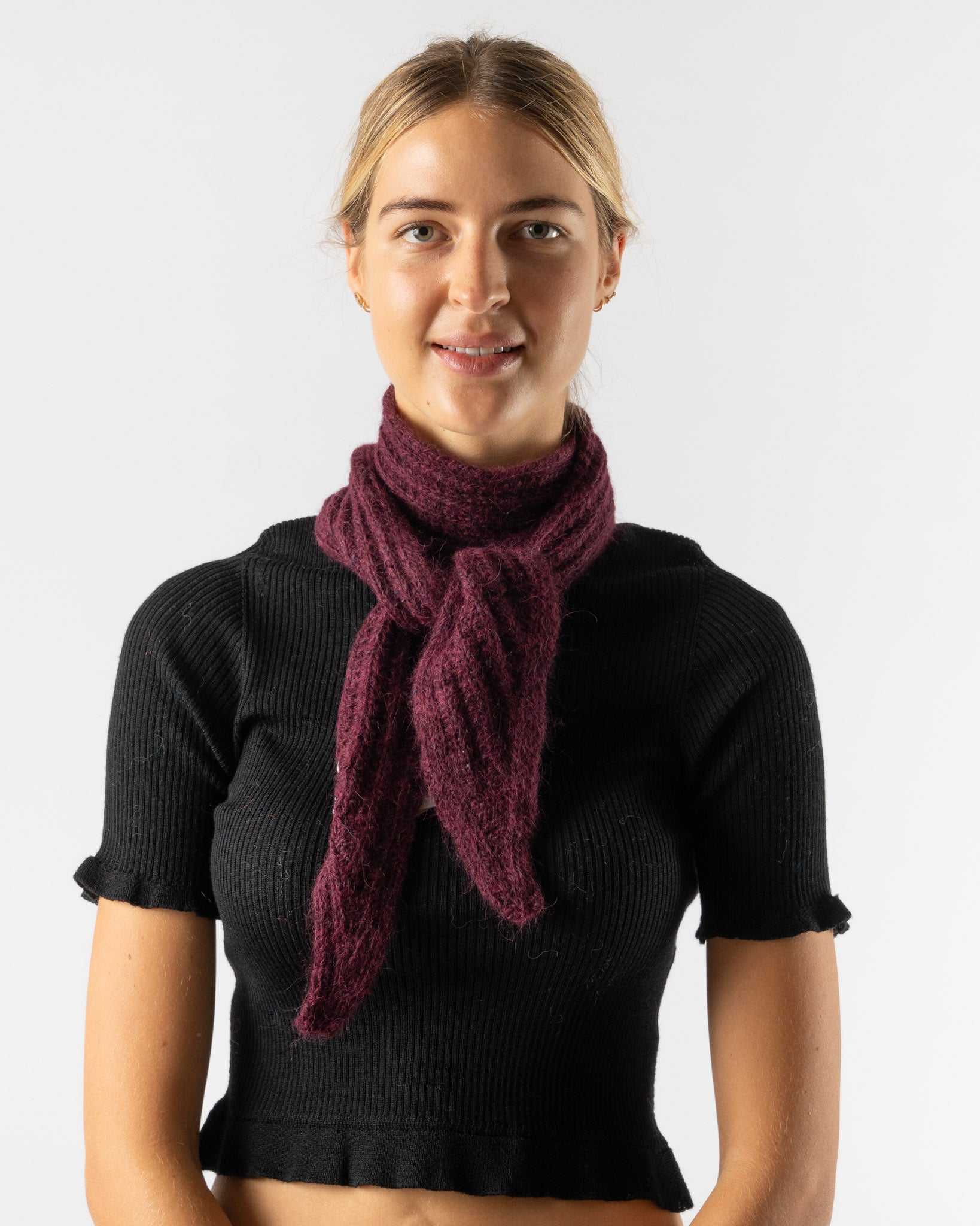 Dawson Street Burgundy Scarf