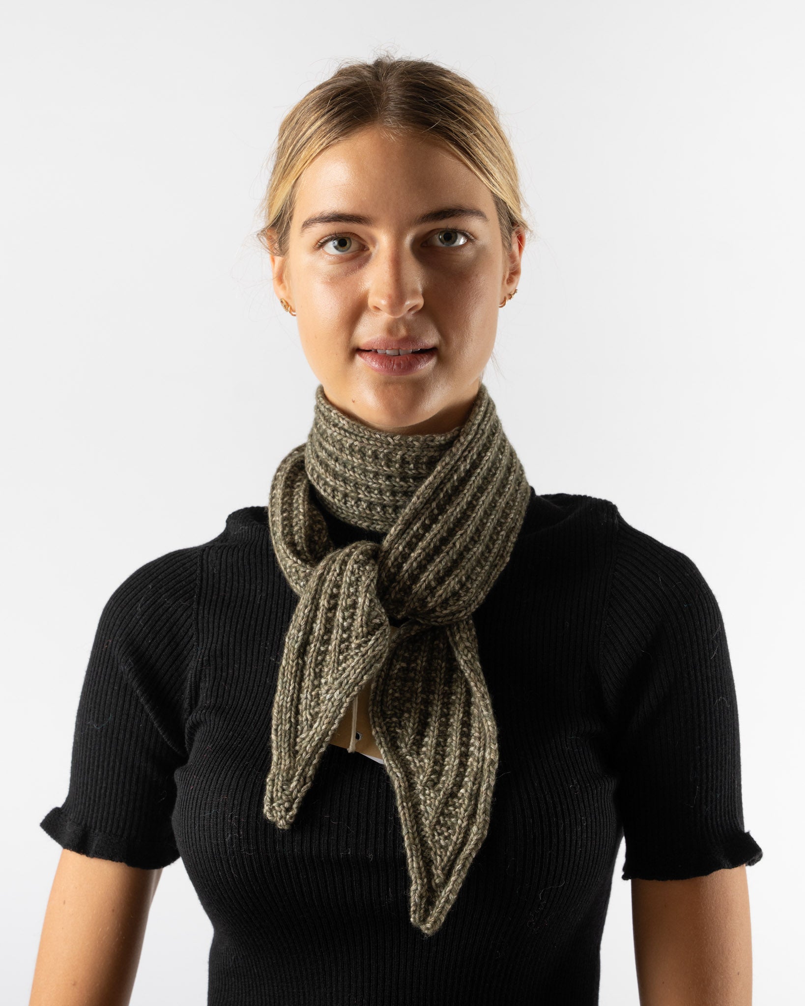 Dawson Street Olive Green Scarf