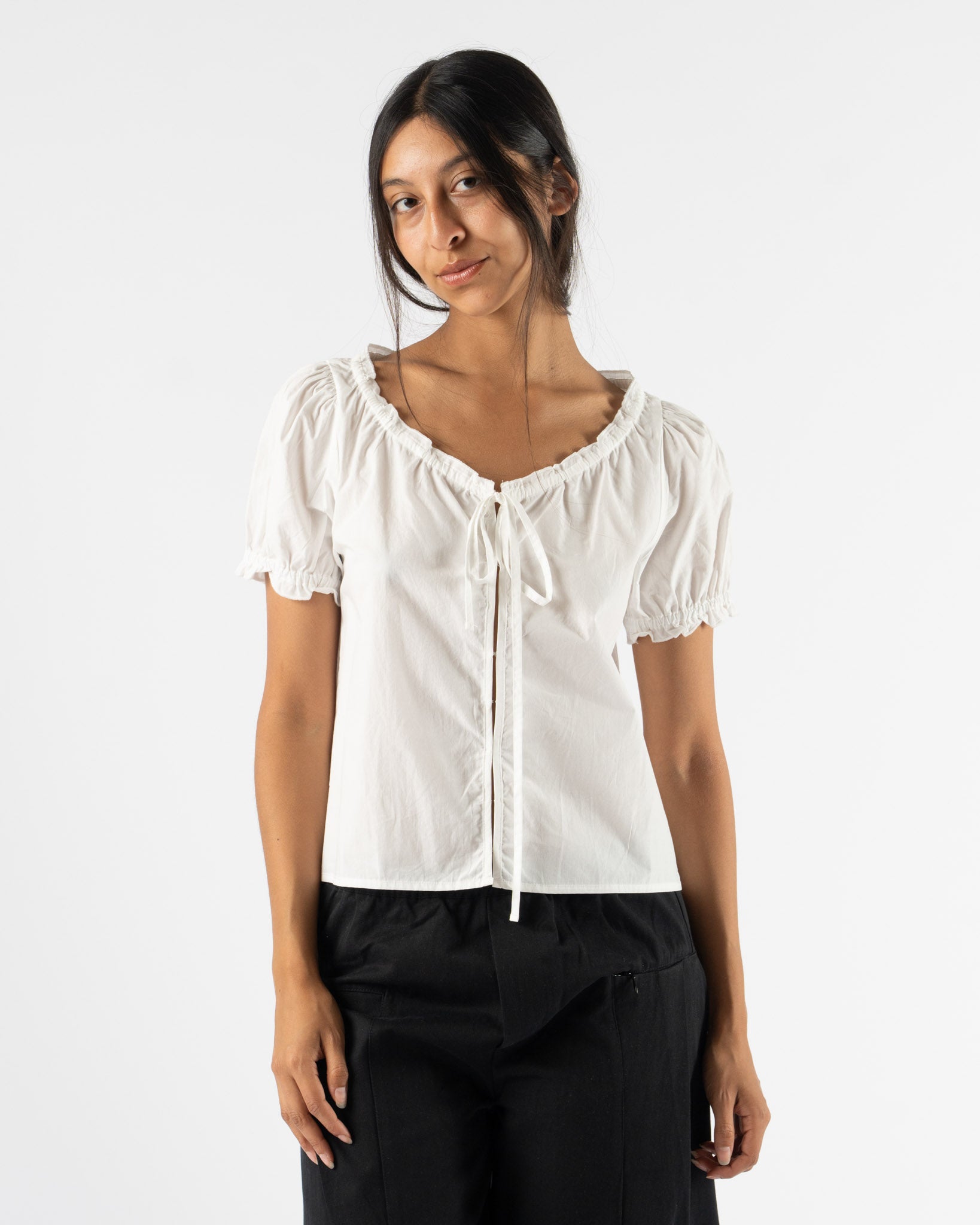 Deiji Studios Close Shirt in White Curated at Jake and Jones