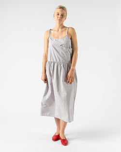 Deiji Studios Double Layer Dress in Seas Stripe