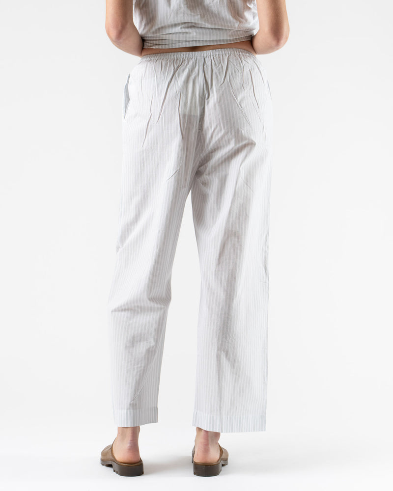 Deiji Studios Ease Trouser in Sage Stripe