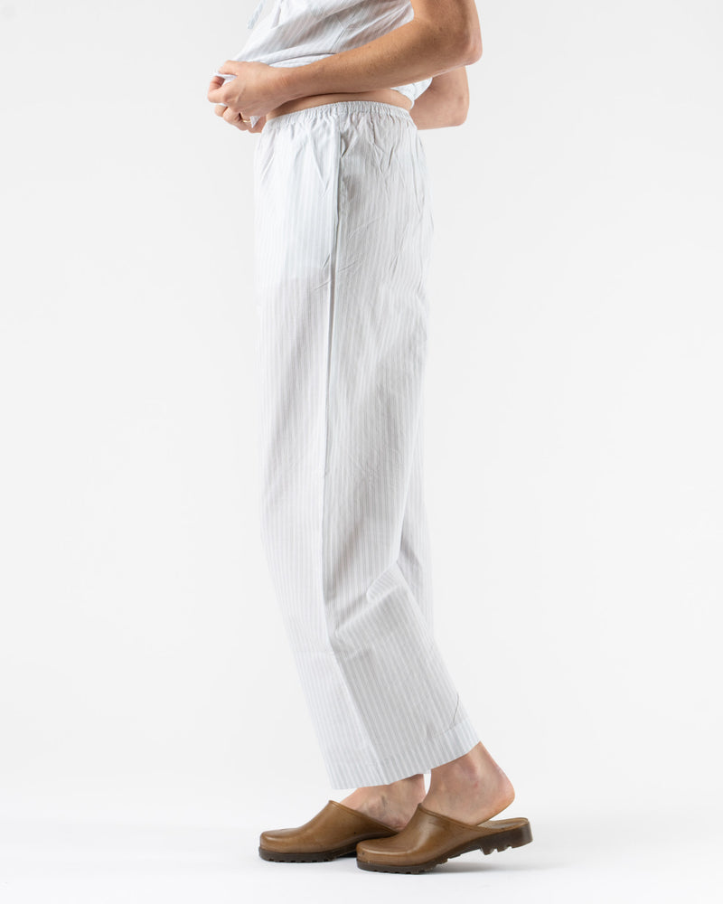 Deiji Studios Ease Trouser in Sage Stripe