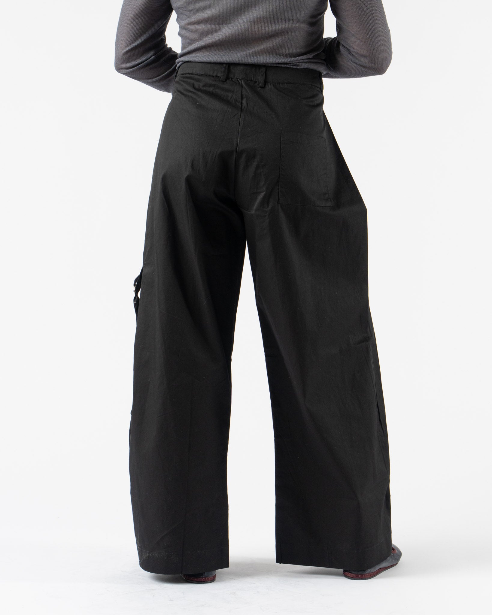 Deiji Studios Tab Pant in Black