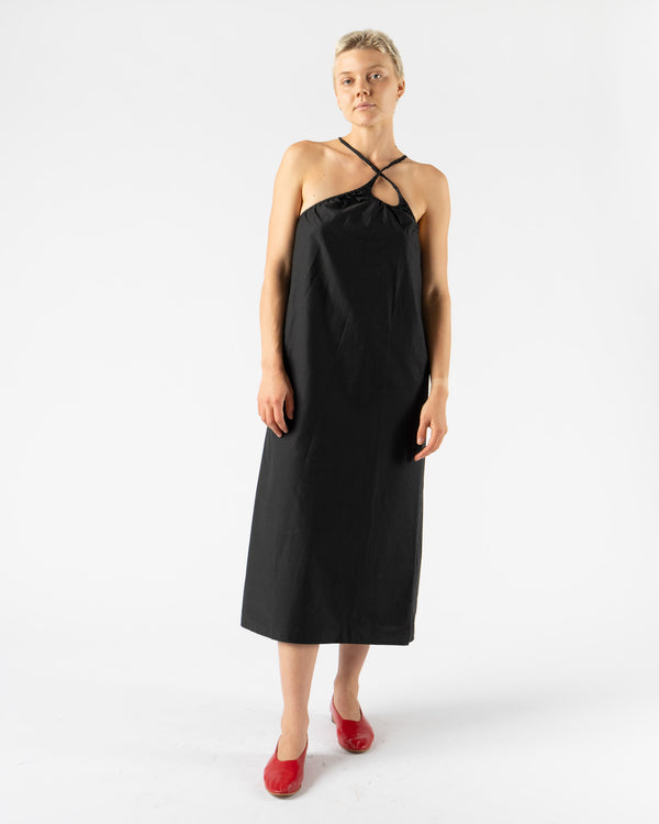 Deiji Studios Keyhole Midi Dress in Black
