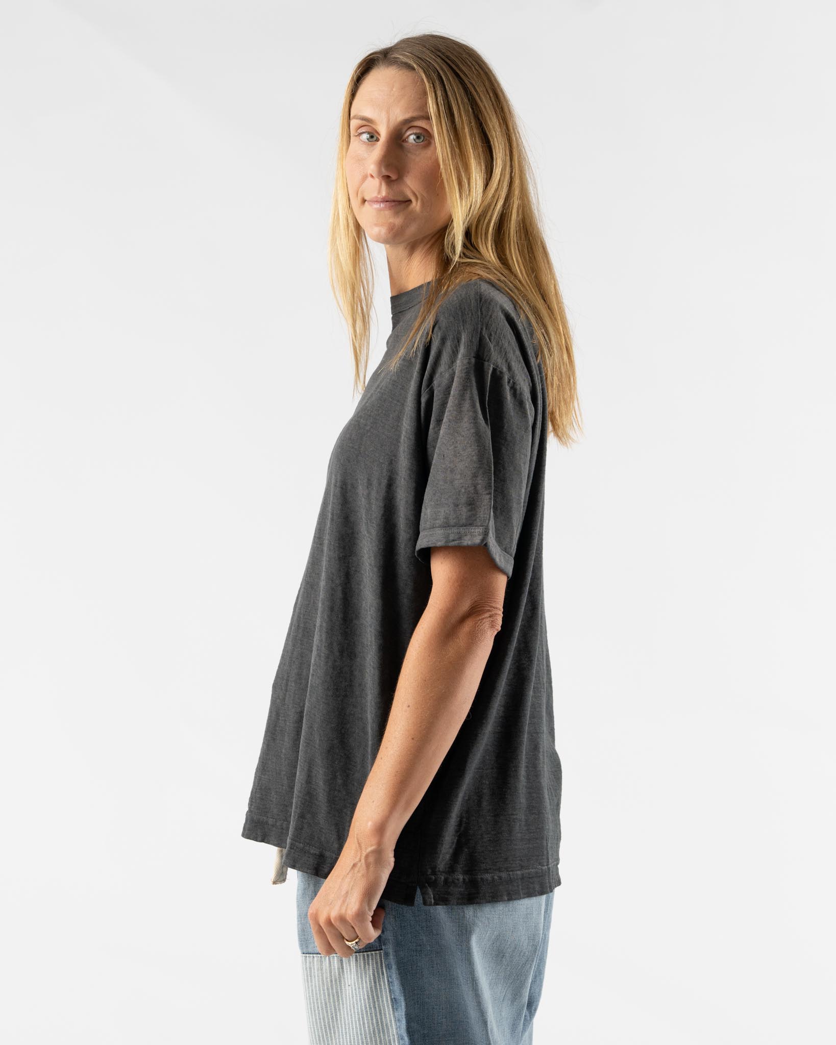 Dr. Collectors Model T Organic Shirt in Sulfur Black