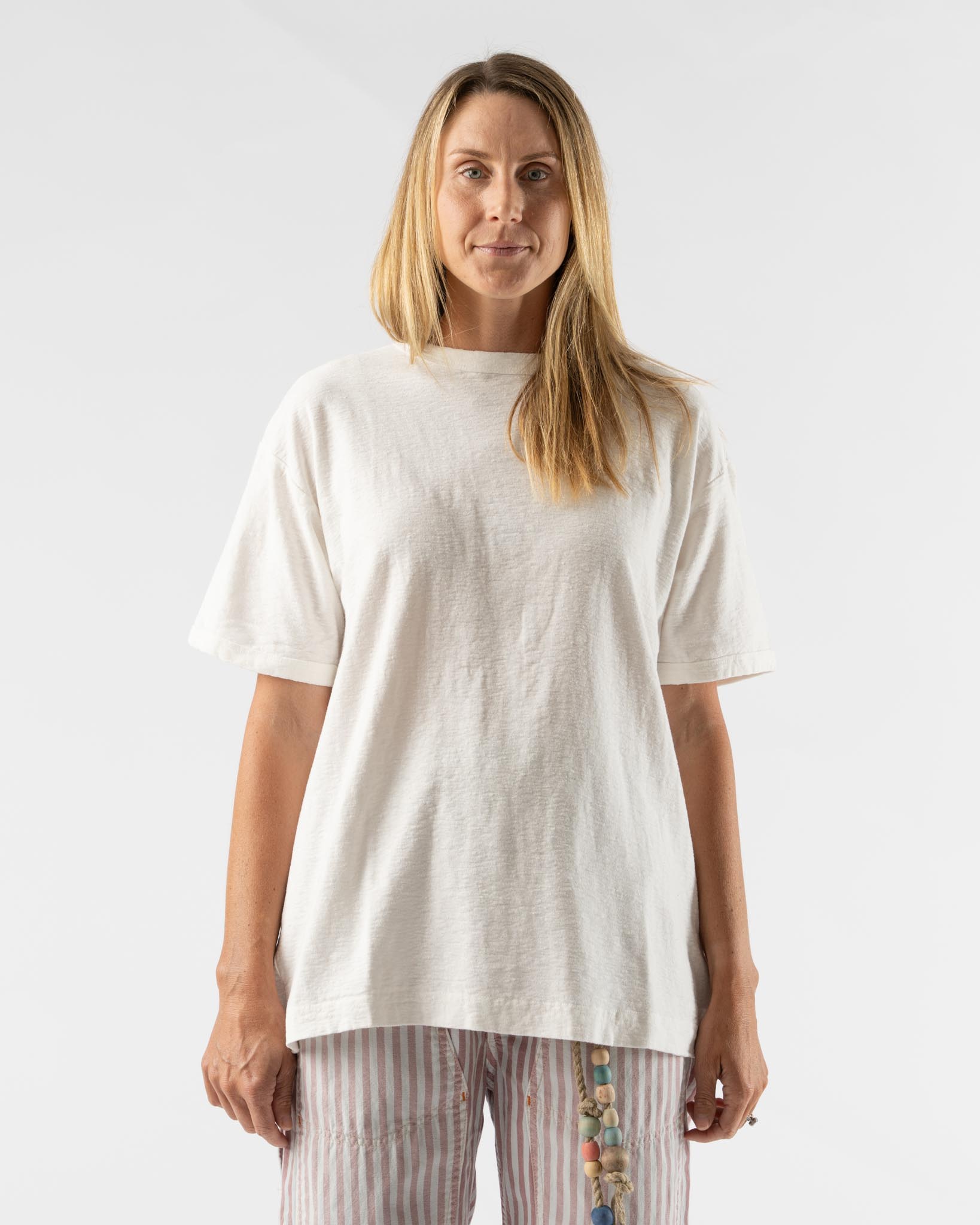Dr. Collectors Model T Organic Shirt in Off White