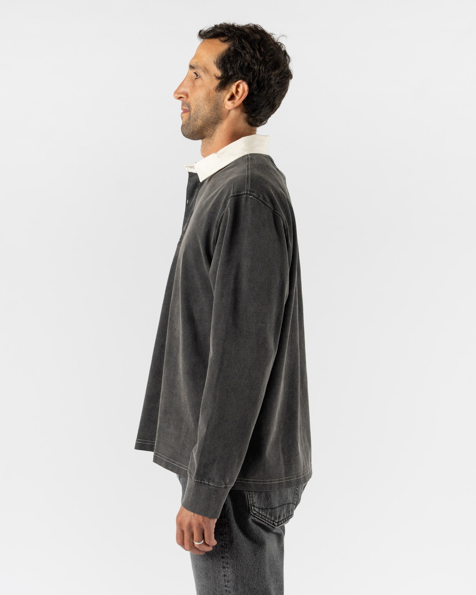 Corridor Rugby LS in Black