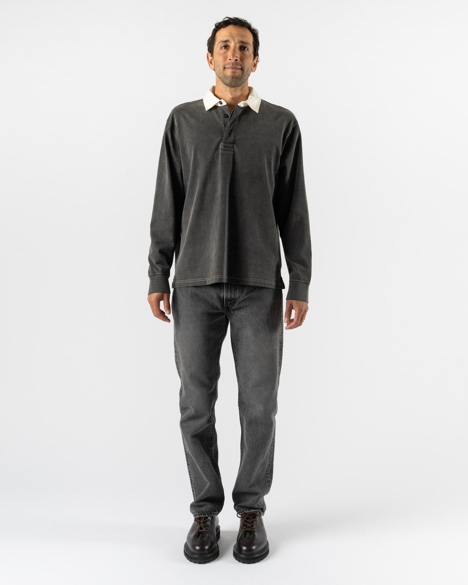 Corridor Rugby LS in Black