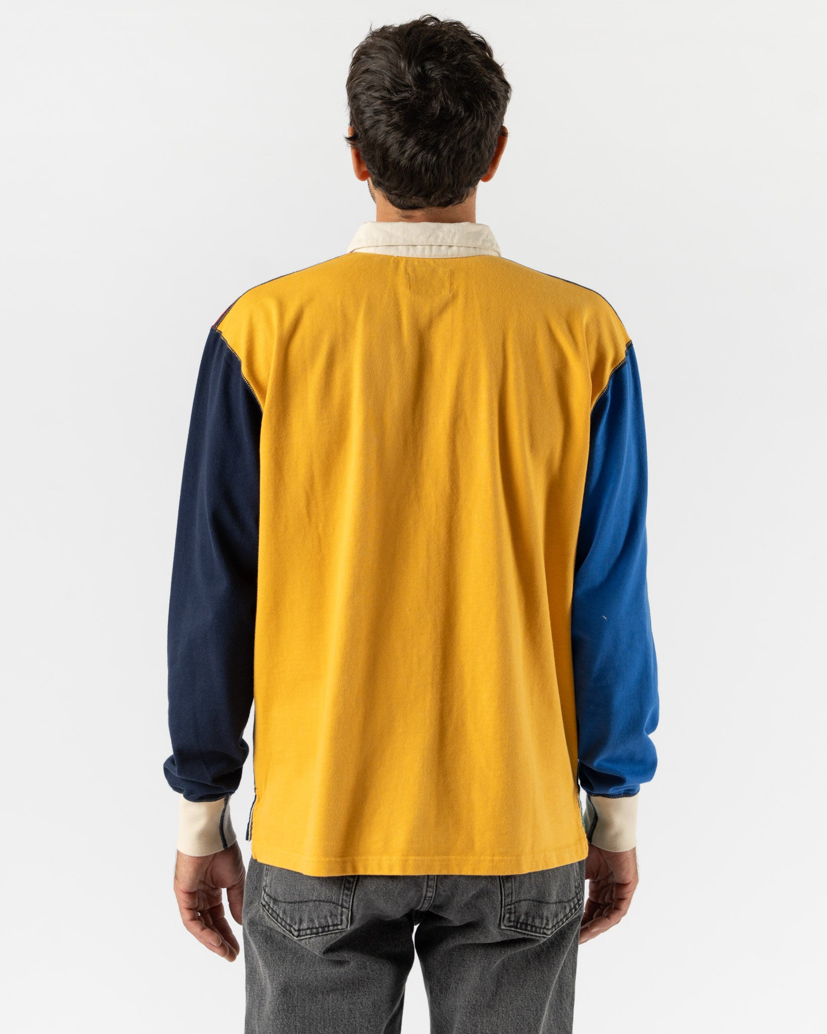 Drake's Multi Paneled Rugby Shirt