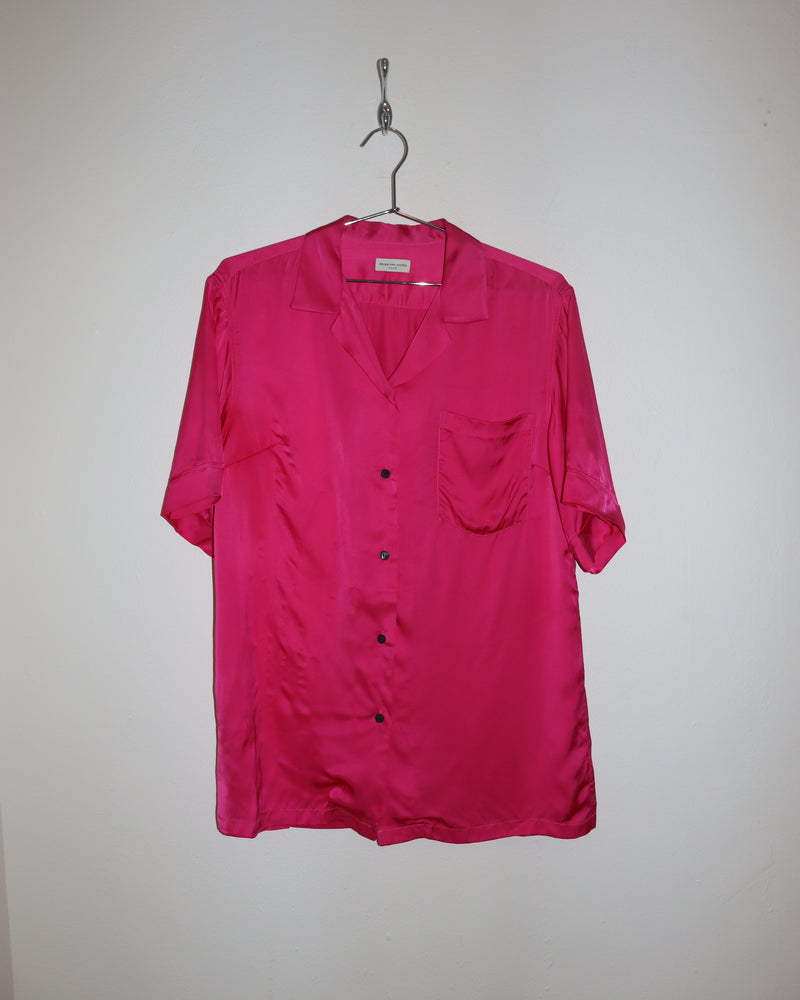 Pre-owned: Dries Van Noten Silk Button Up