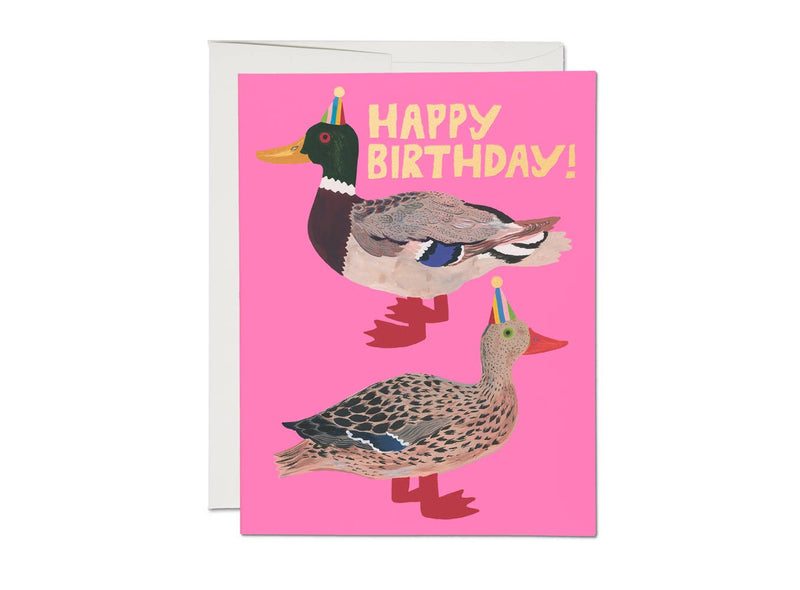 Red Cap Cards - Quacky Birthday greeting card