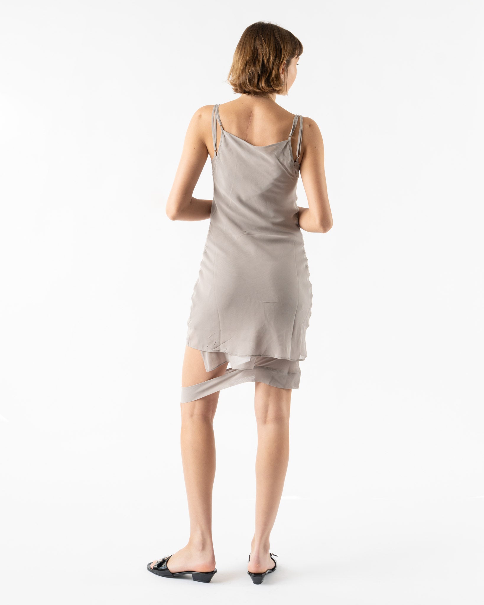 Eckhaus Latta Petal Dress in Fog