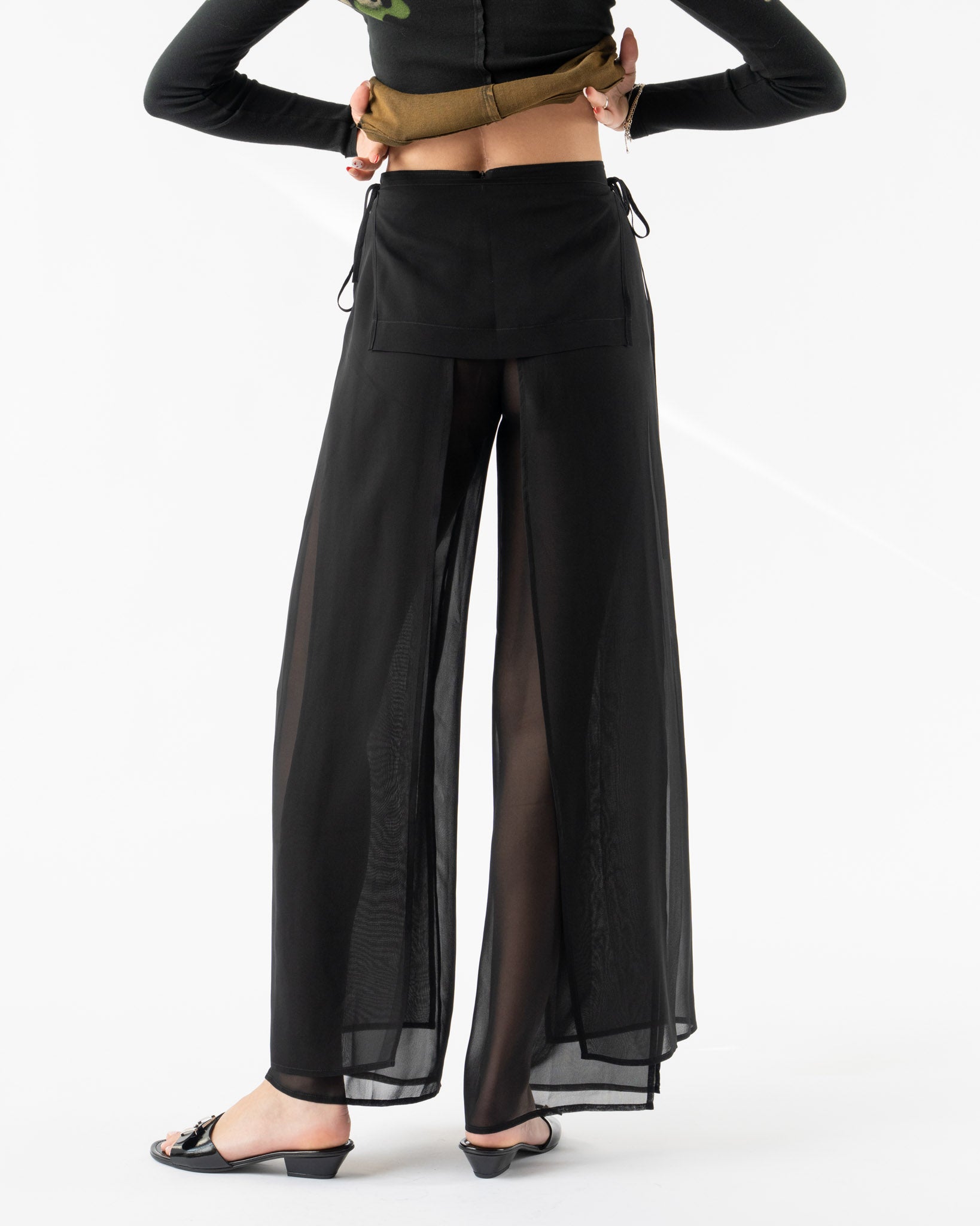 Eckhaus Latta Petal Pant in Ink