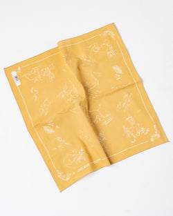 Engineered Garments Printed Bandana in Khaki Animal