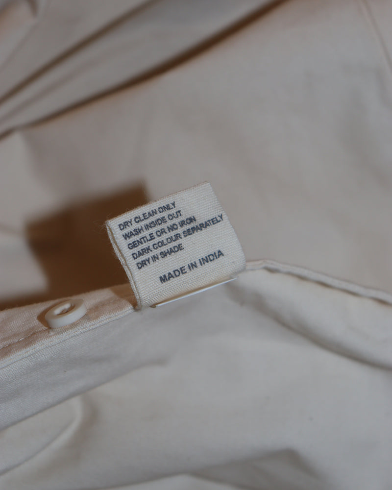 Pre-owned: EGG Trading Pleated Canvas Top