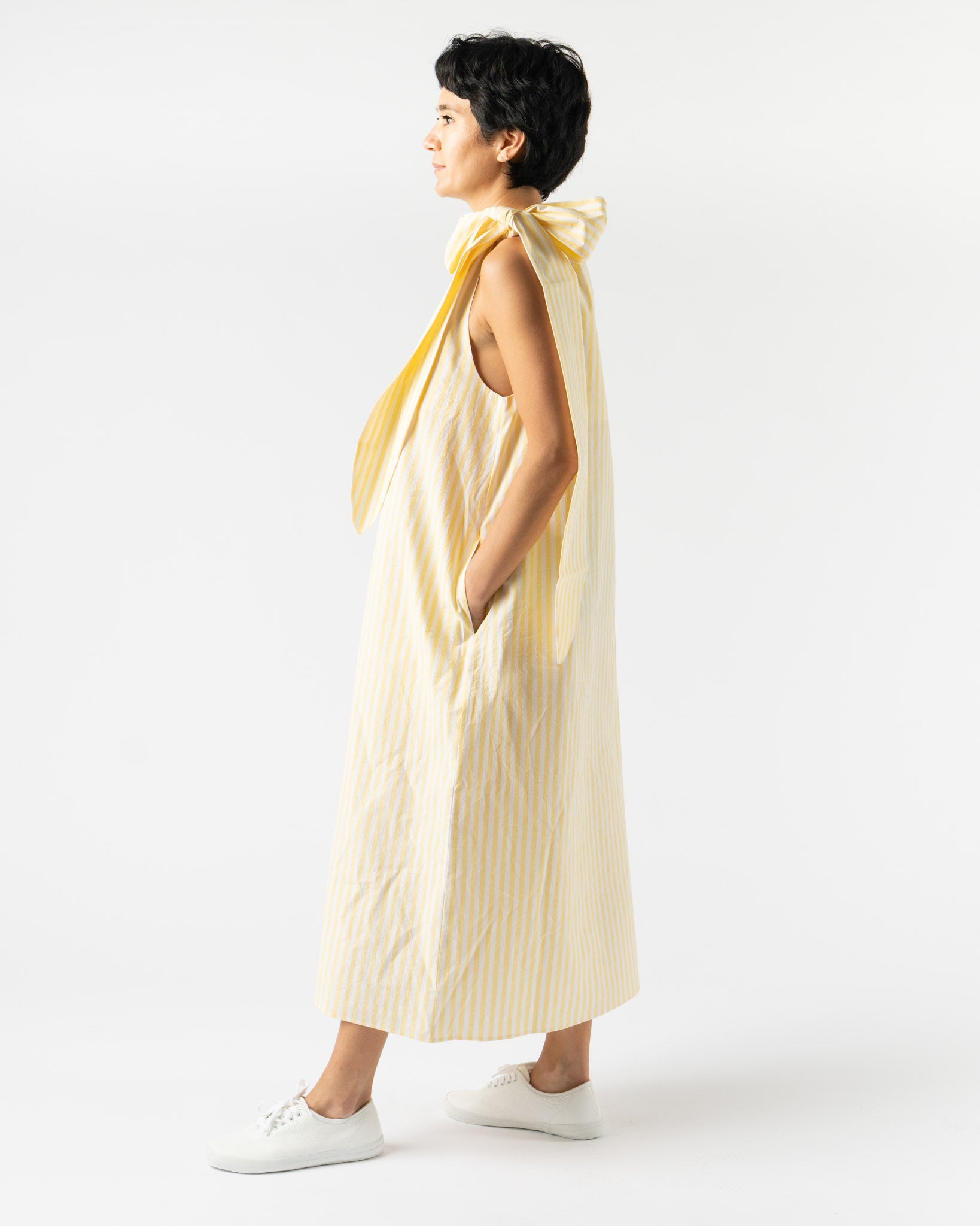 ELEPH Bow Dress in Yellow