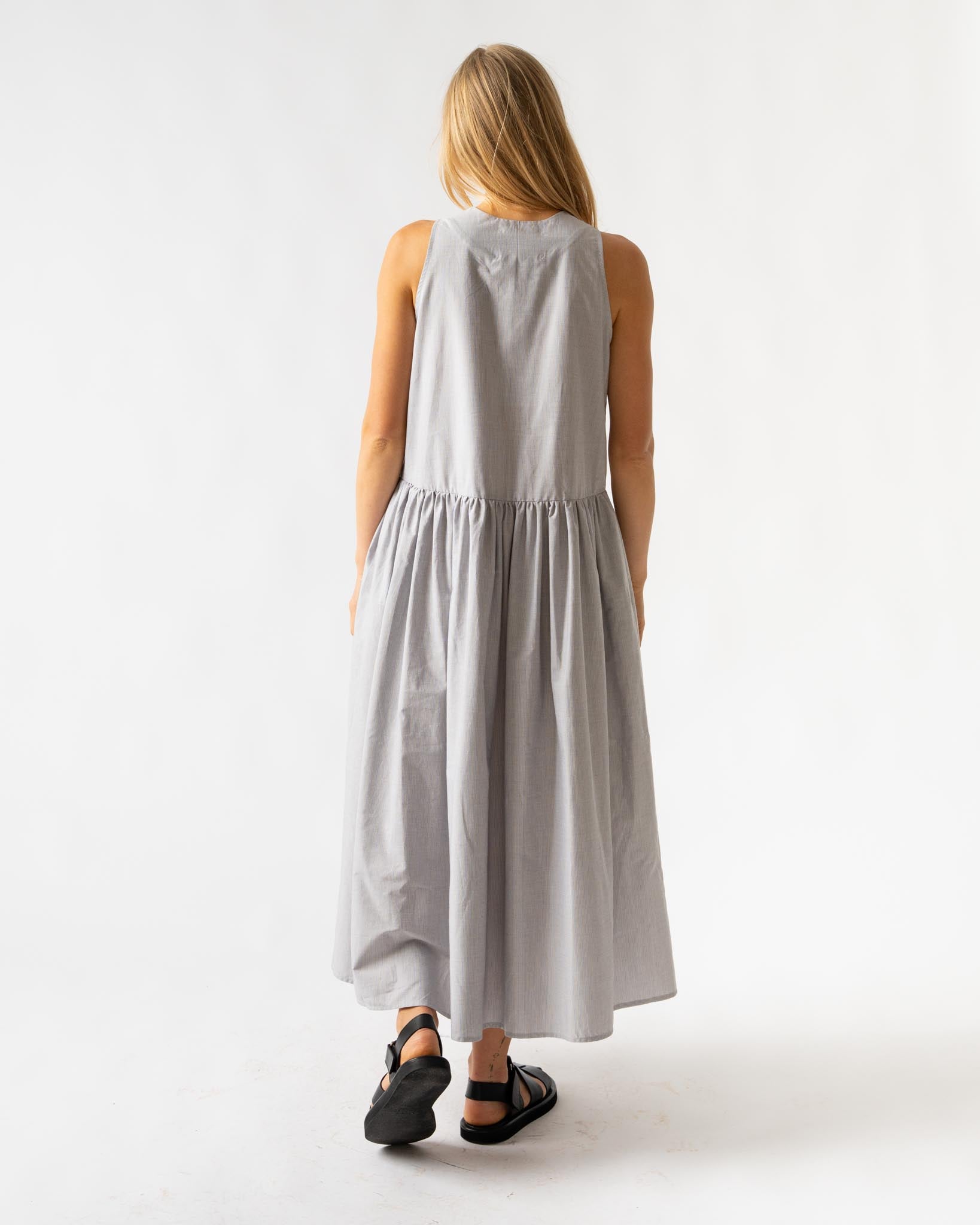 ELEPH Anouk Dress in Light Blue Stripe