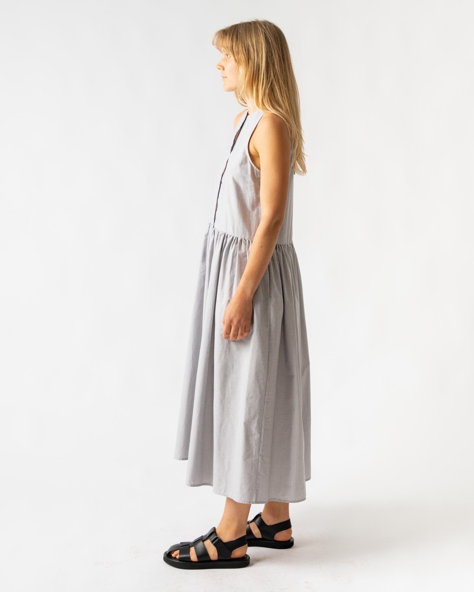 ELEPH Anouk Dress in Light Blue Stripe