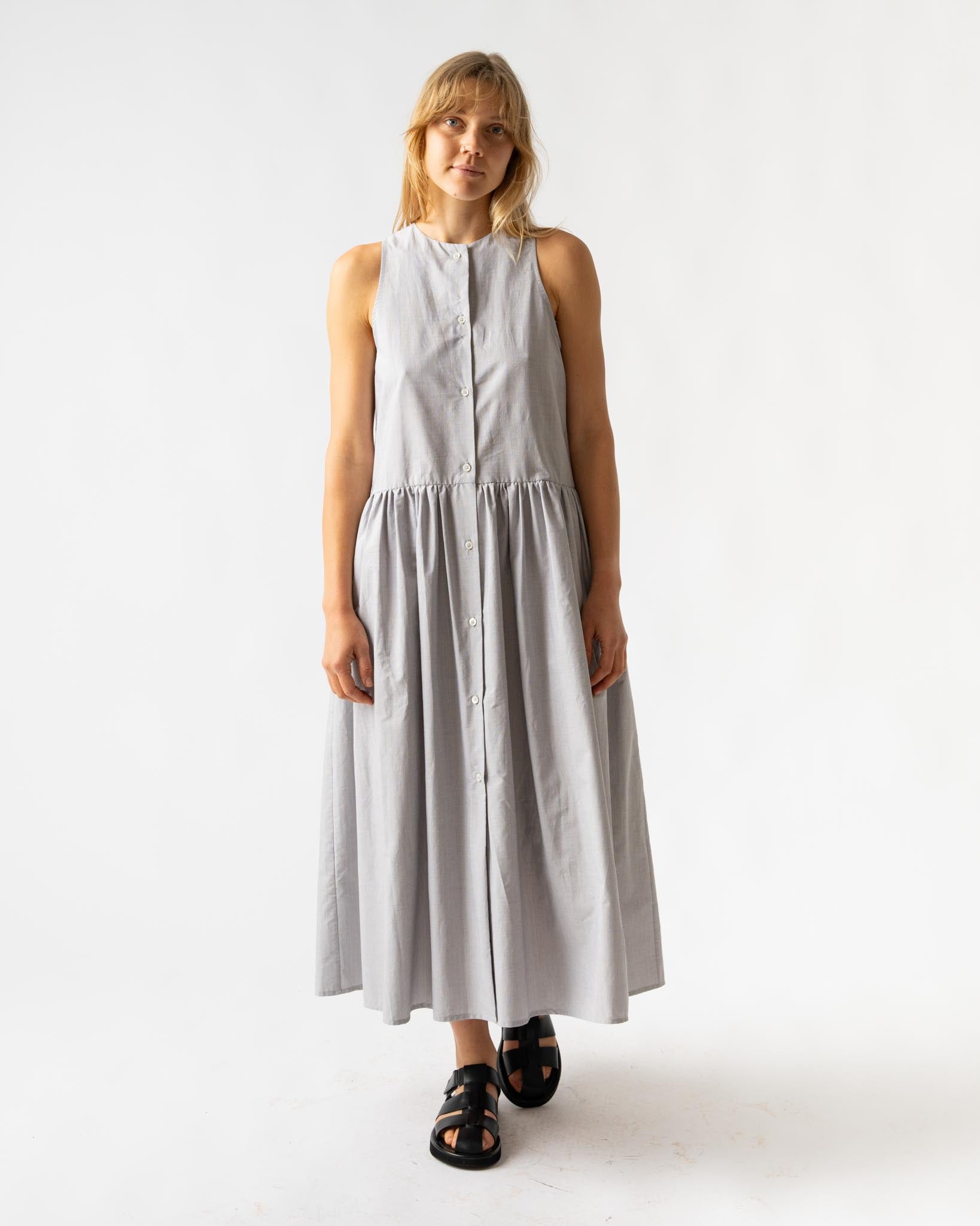 ELEPH Anouk Dress in Light Blue Stripe