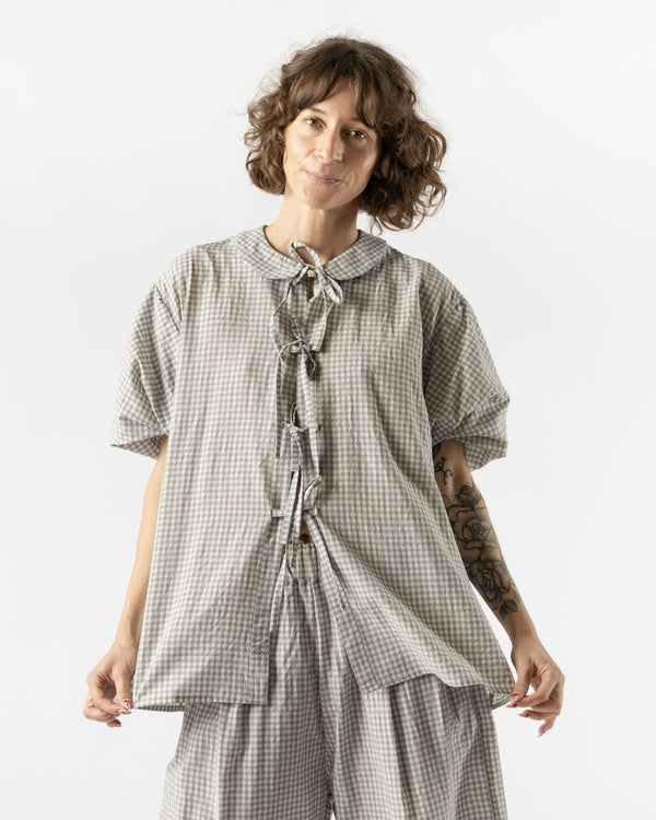 ELEPH Auntie Shirt in Grey Check