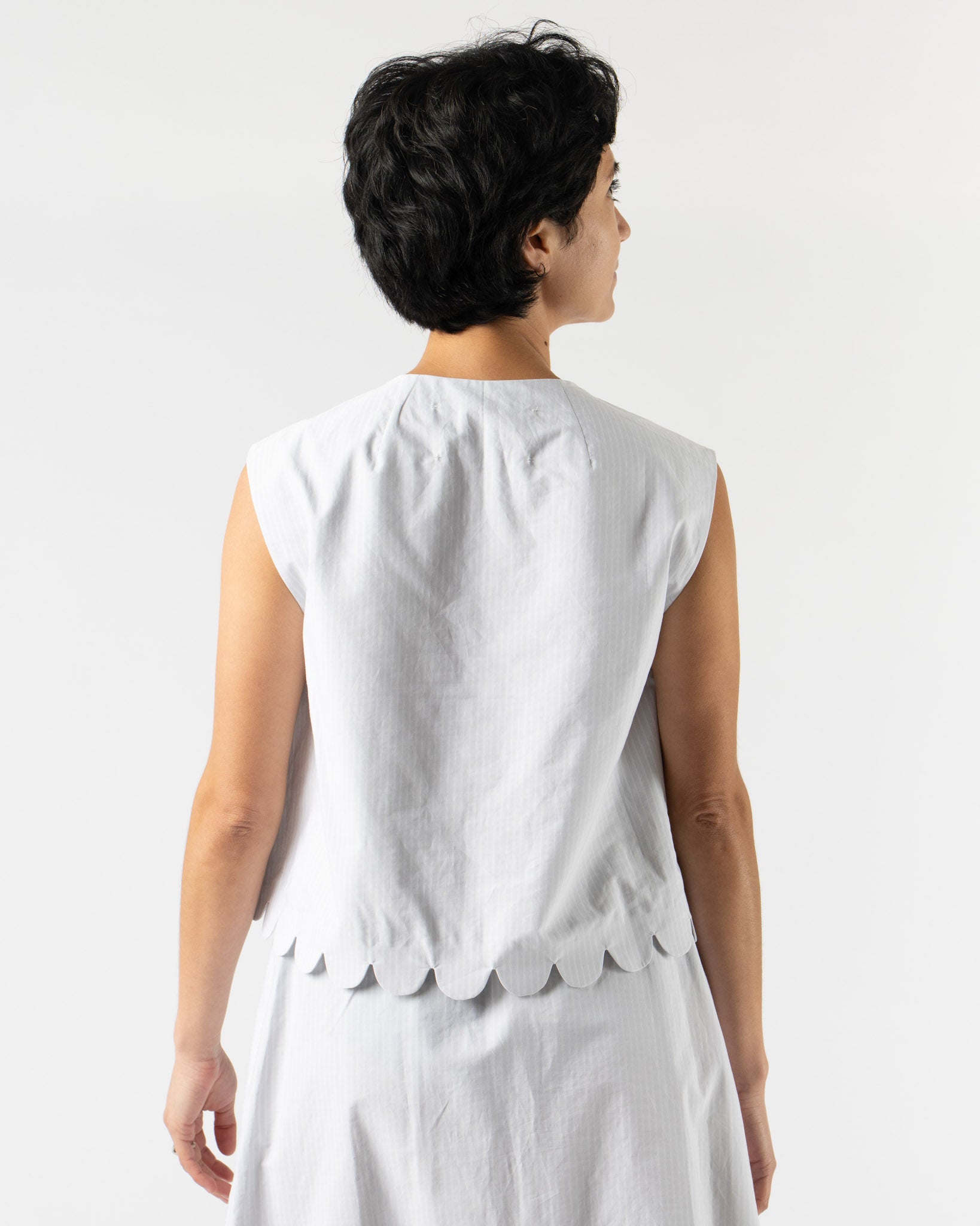ELEPH A Cropped Top in Light Blue