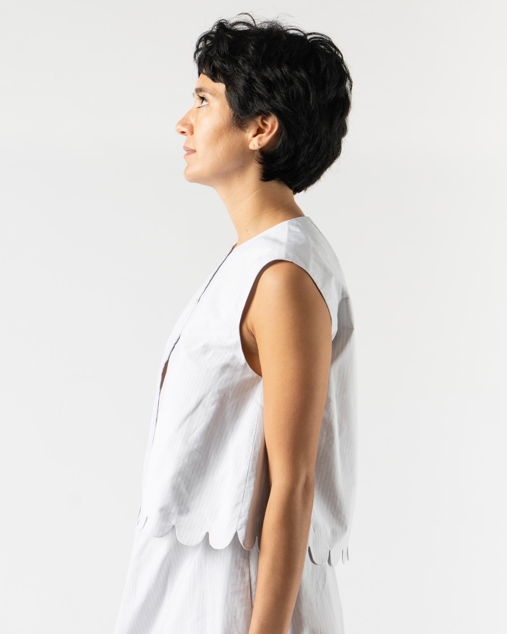 ELEPH A Cropped Top in Light Blue
