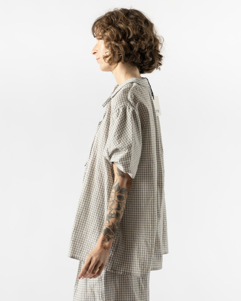 ELEPH Auntie Shirt in Grey Check