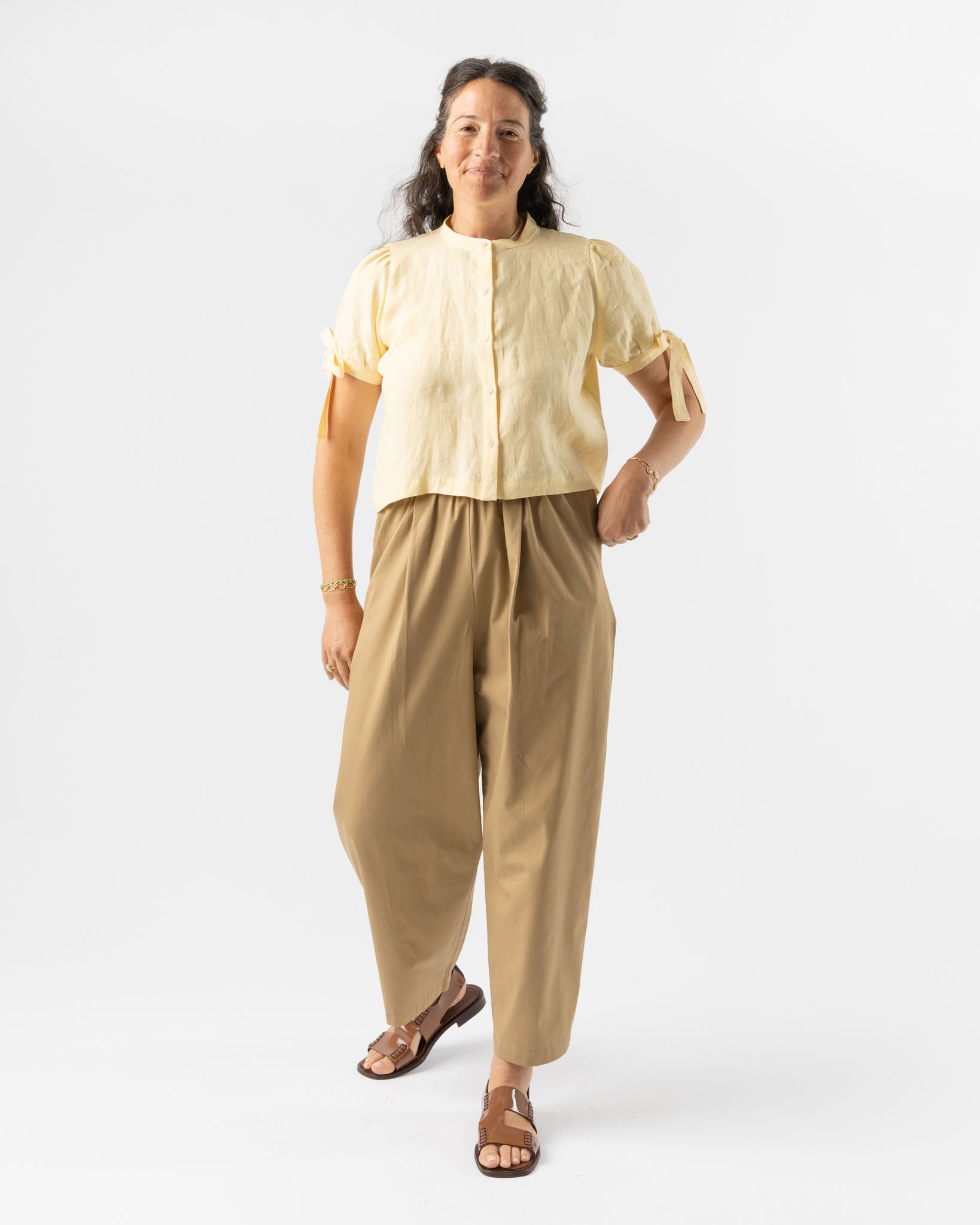 Emma Rothkopf Leila Blouse in Beurre
