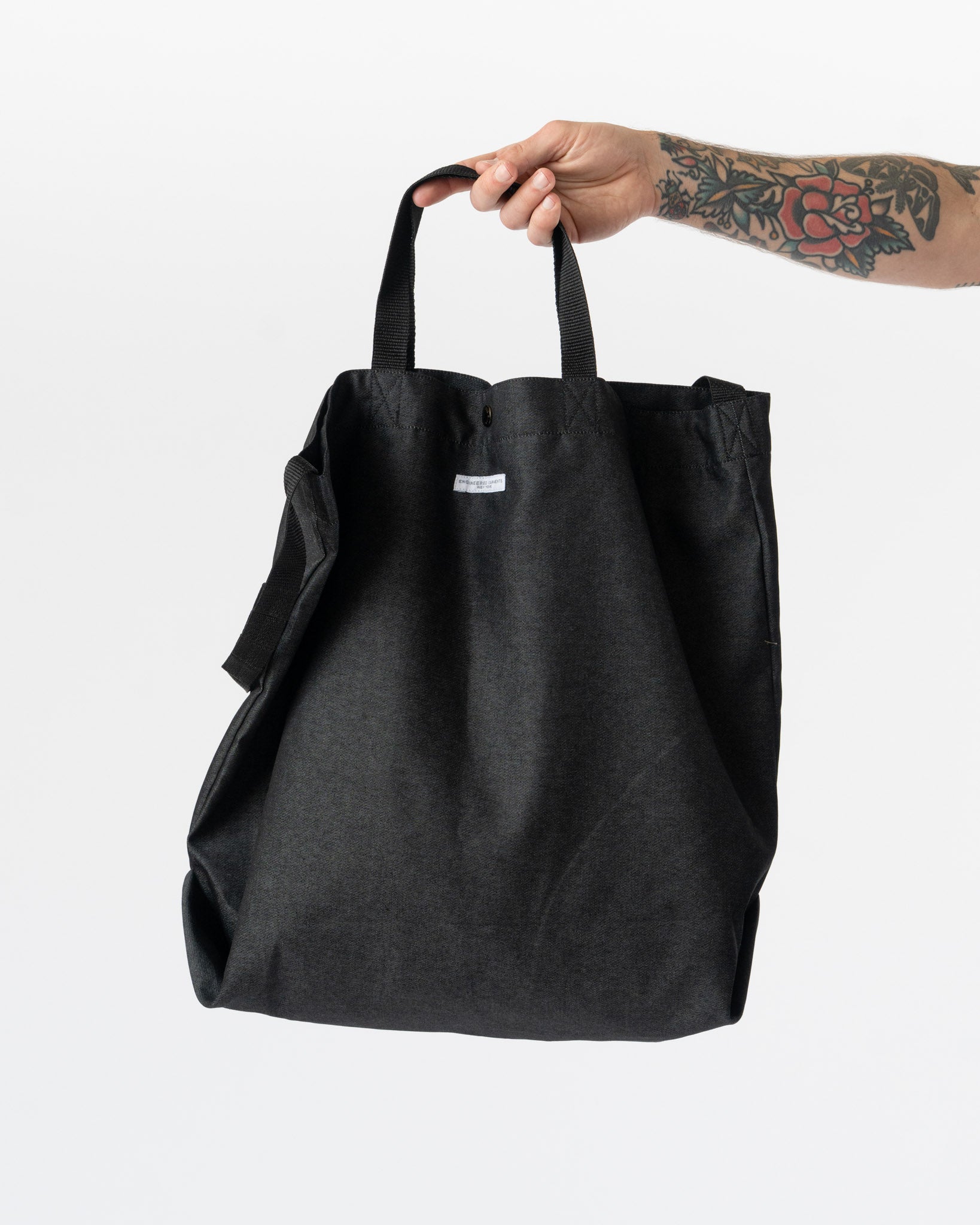 Engineered Garments Carry All Tote 別注 Engineered Garments Carry All Tote in Black CP Denim Curated at