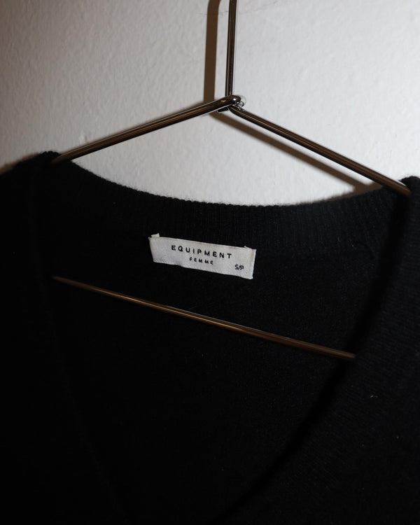 Pre-owned: Equipment (Femme) Cashmere V-Neck Sweater