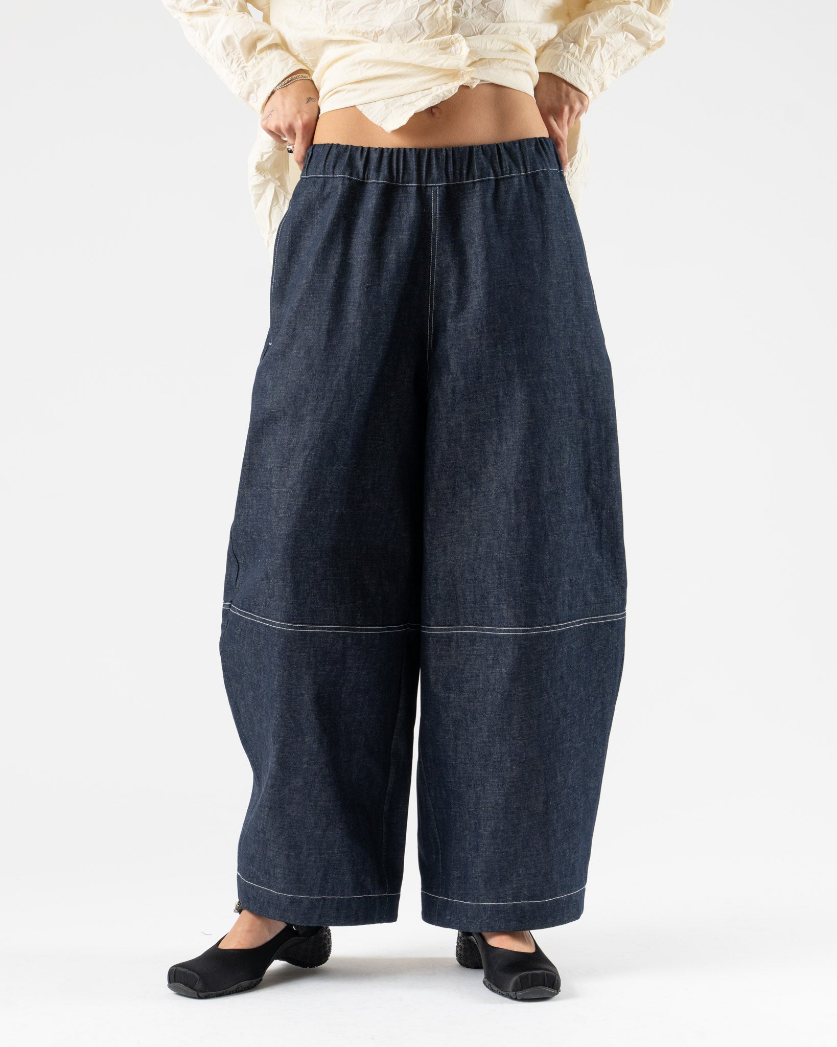 Fabiana Pigna Temis Pant in Denim