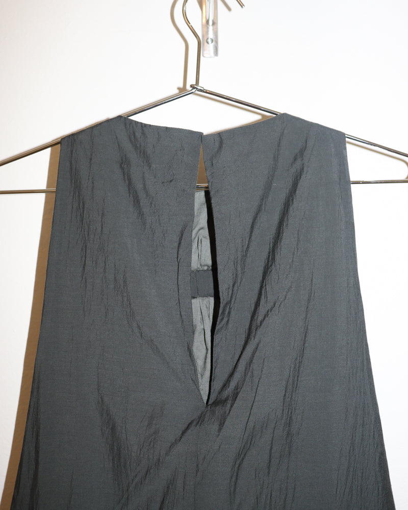 Pre-owned: Fabiana Filippi Cotton-lined Dress in Dark Olive