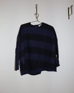 Pre-owned: Fabiana Pigna Striped Wool Top