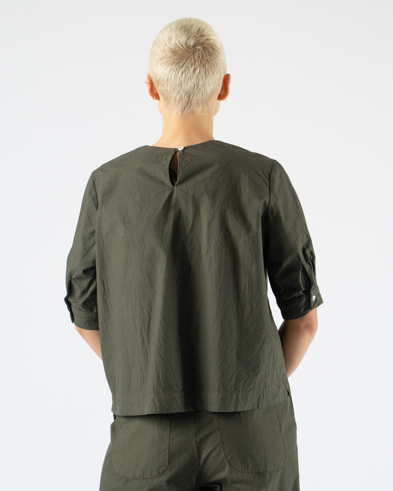 Fabiana Pigna Jeanne Blouse in Olive