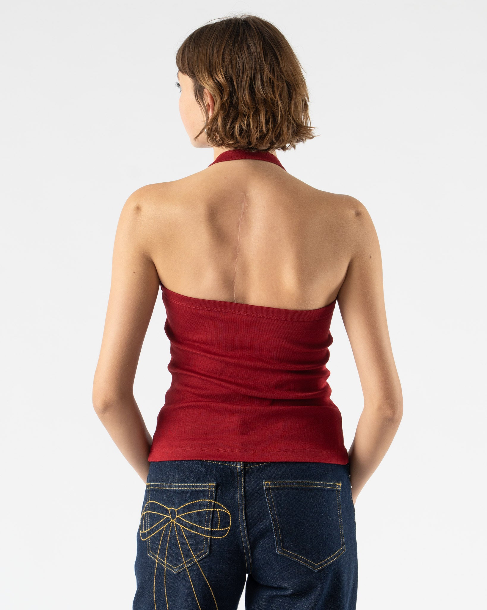【ANDMARY】Angie ribbon tank ANDMARY】Angie ribbon tank
