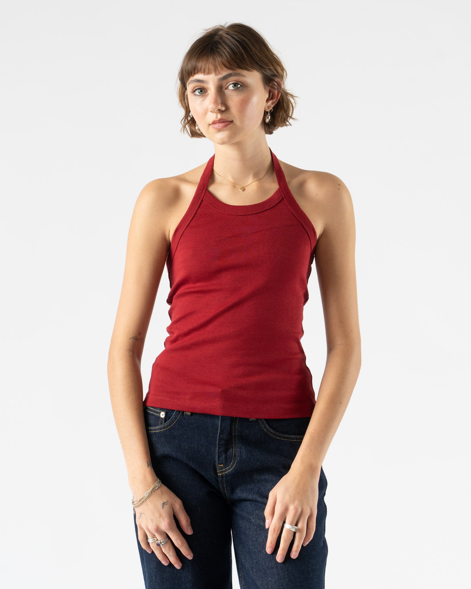 【ANDMARY】Angie ribbon tank ANDMARY】Angie ribbon tank