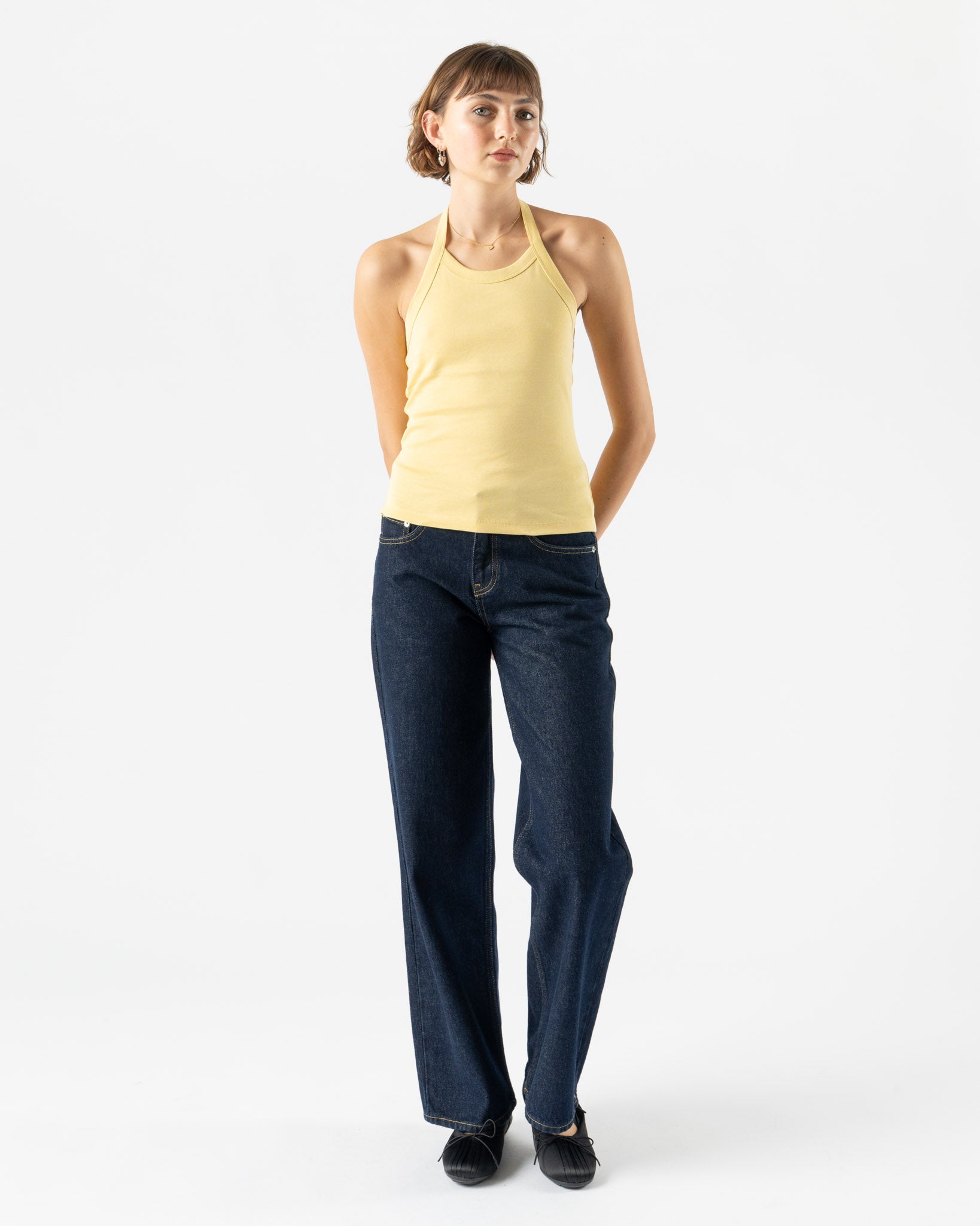 FLORE FLORE Angie Tank in Straw