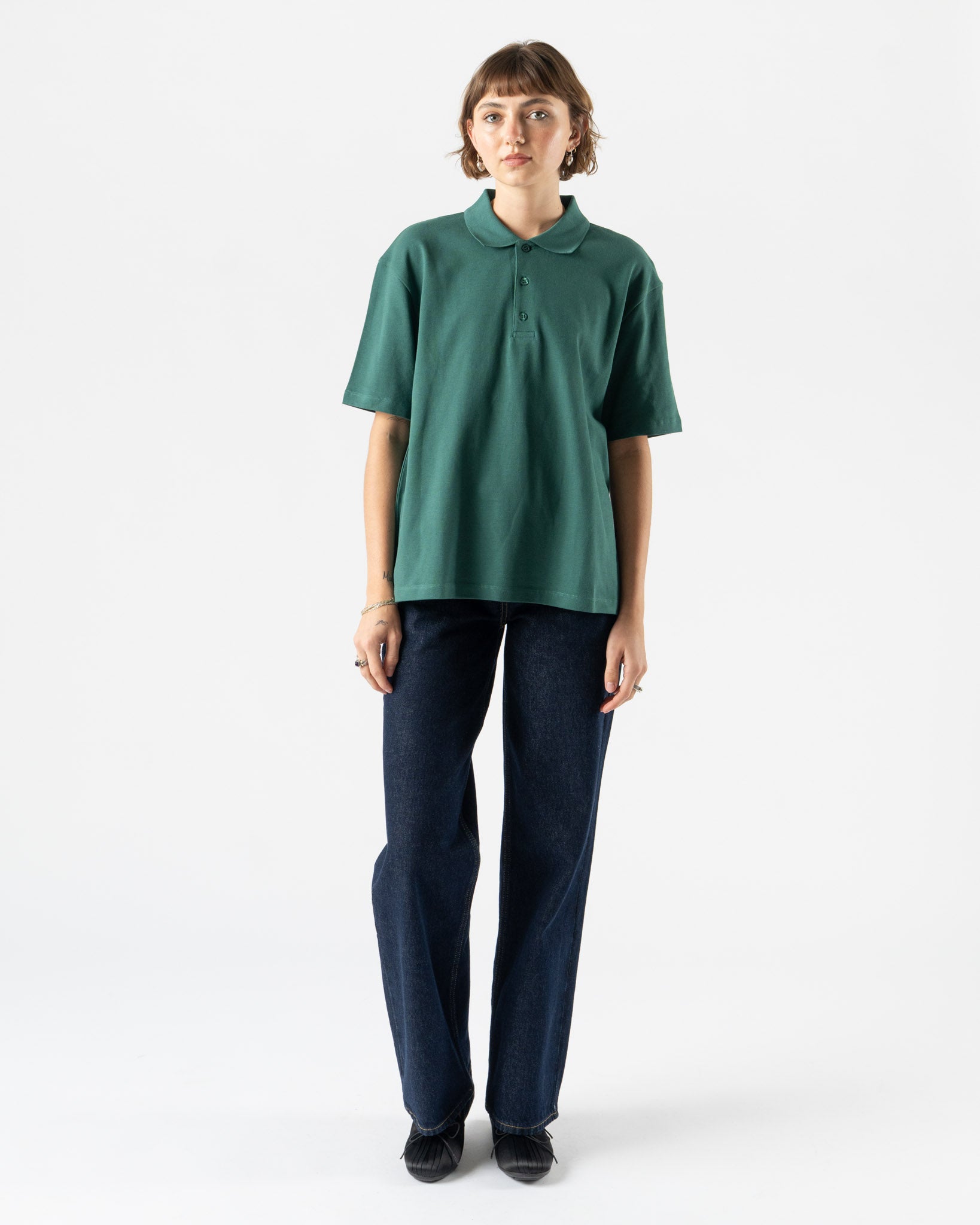 FLORE FLORE Julie Polo in Evergreen