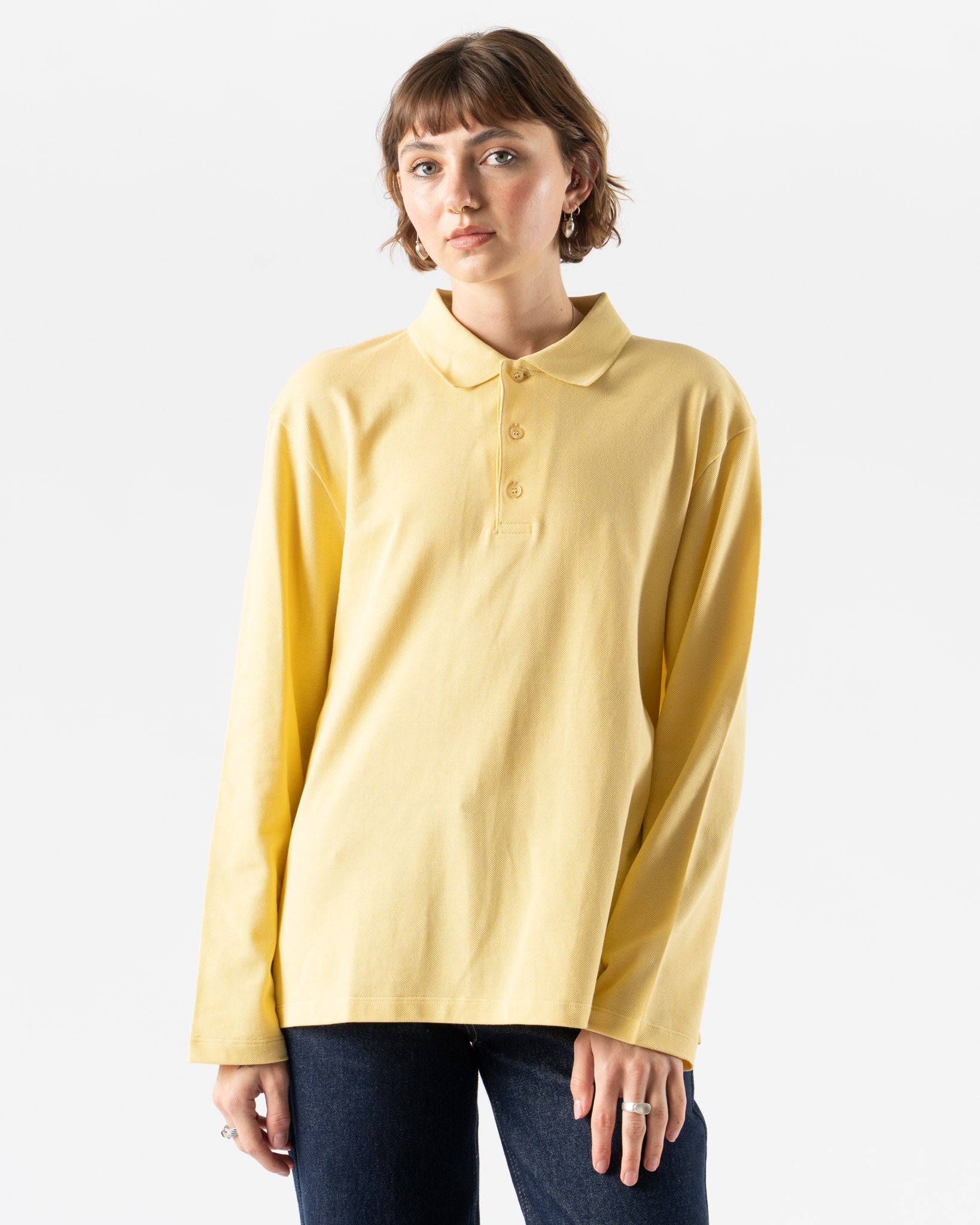アプロディアナ FLORE FLORE Diana Polo in Navy Curated at Jake and Jones