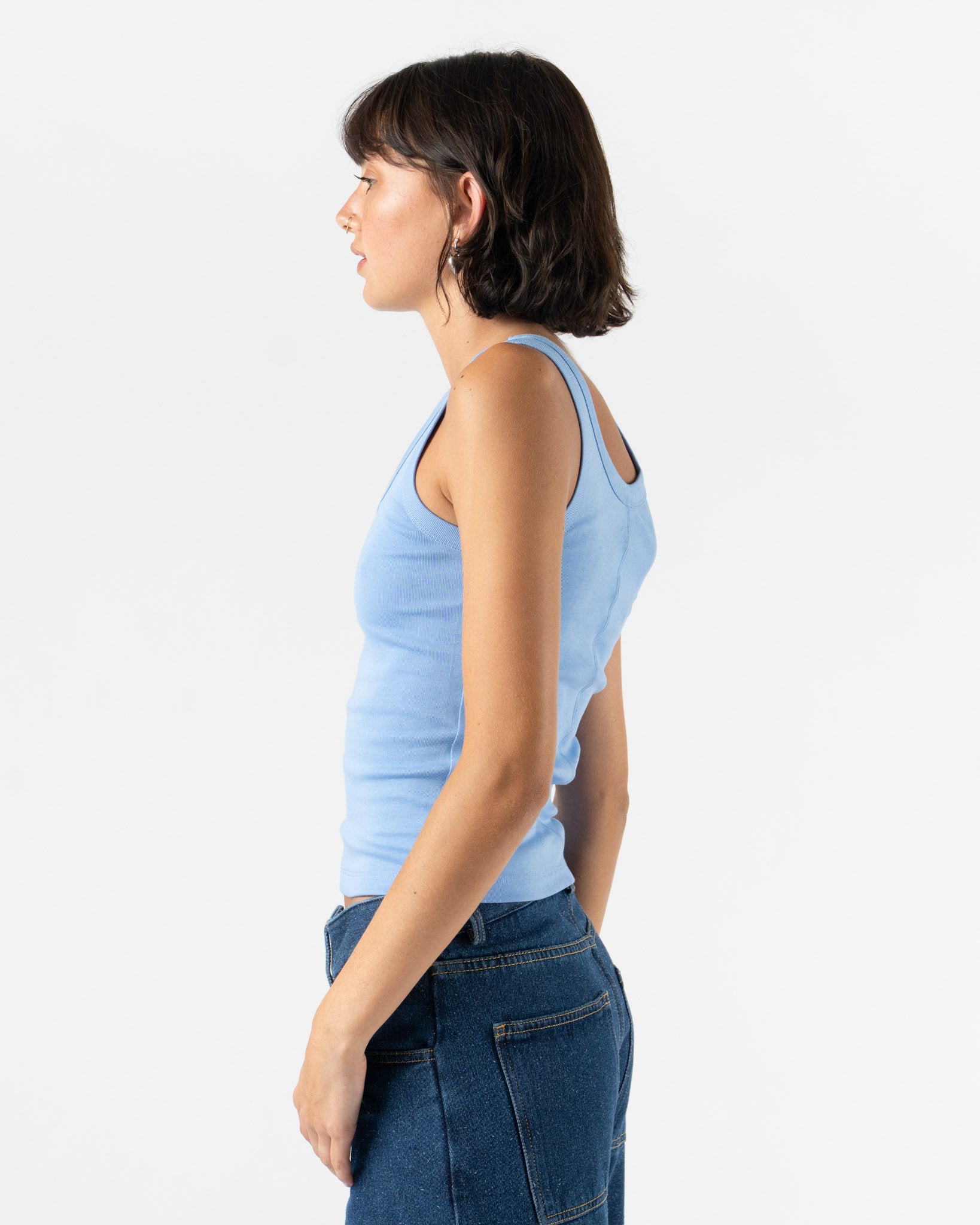 FLORE FLORE Hillie Tank in Baby Blue
