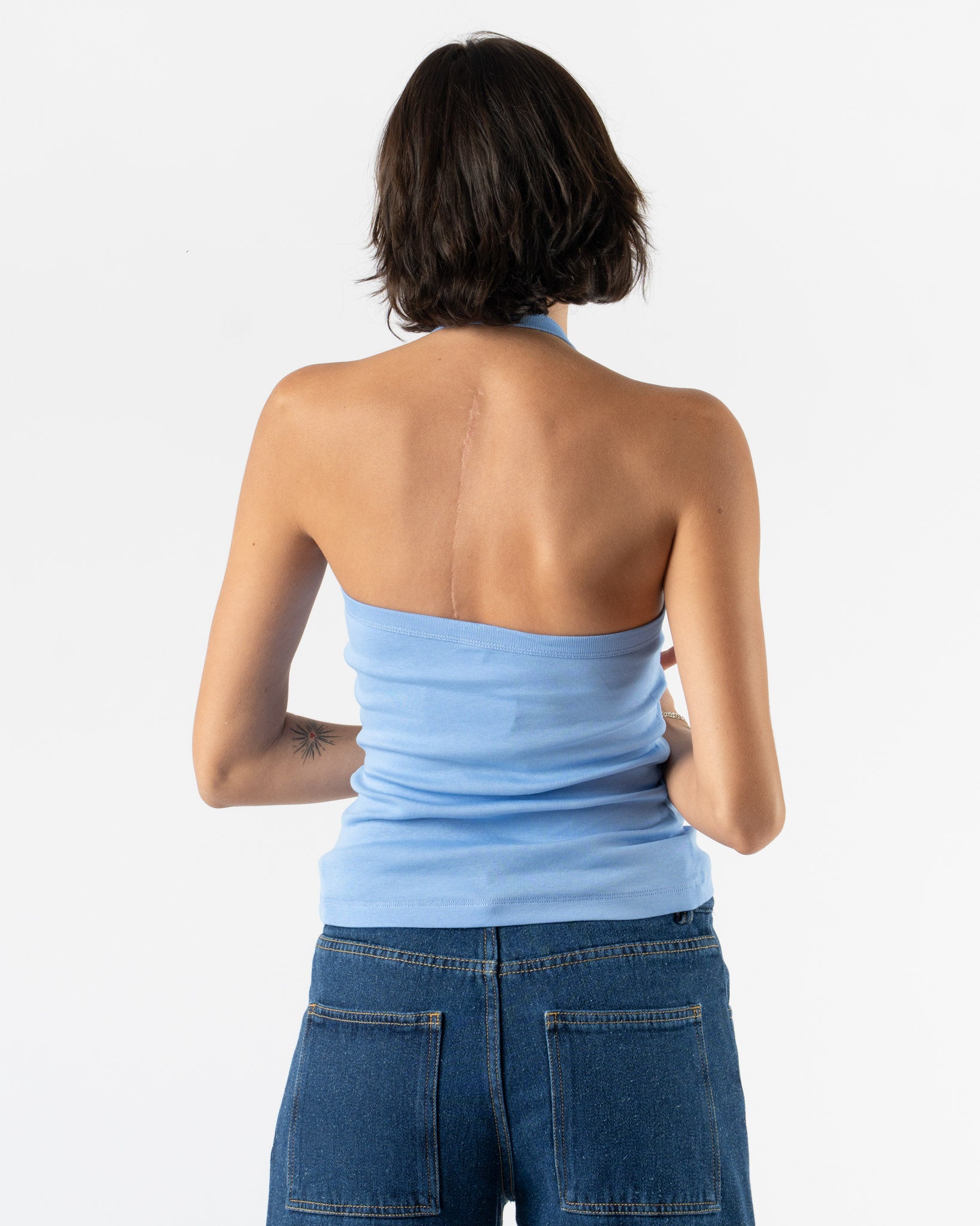 FLORE FLORE Angie Tank in Baby Blue