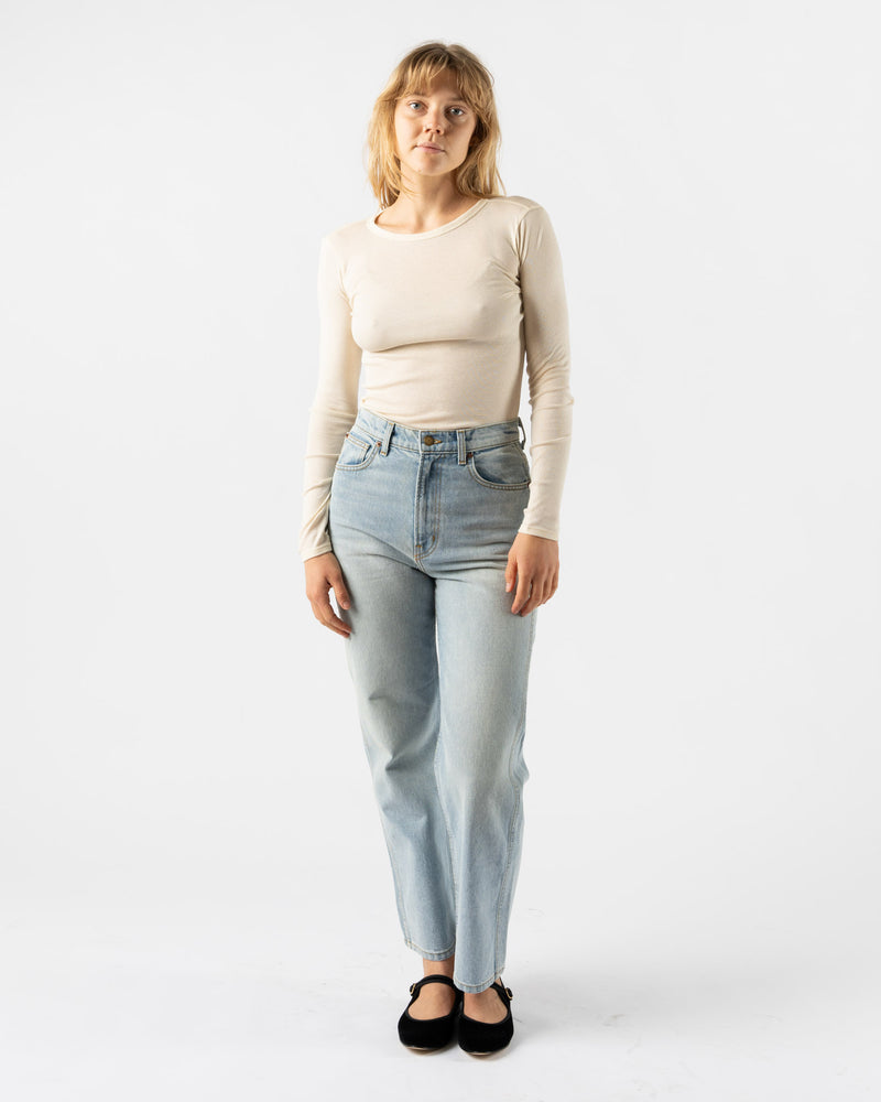 FLORE FLORE Olivia Long Sleeve in Off White