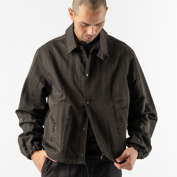 FrizmWORKS Flight 93 Coach Jacket in Black Curated at Jake and 